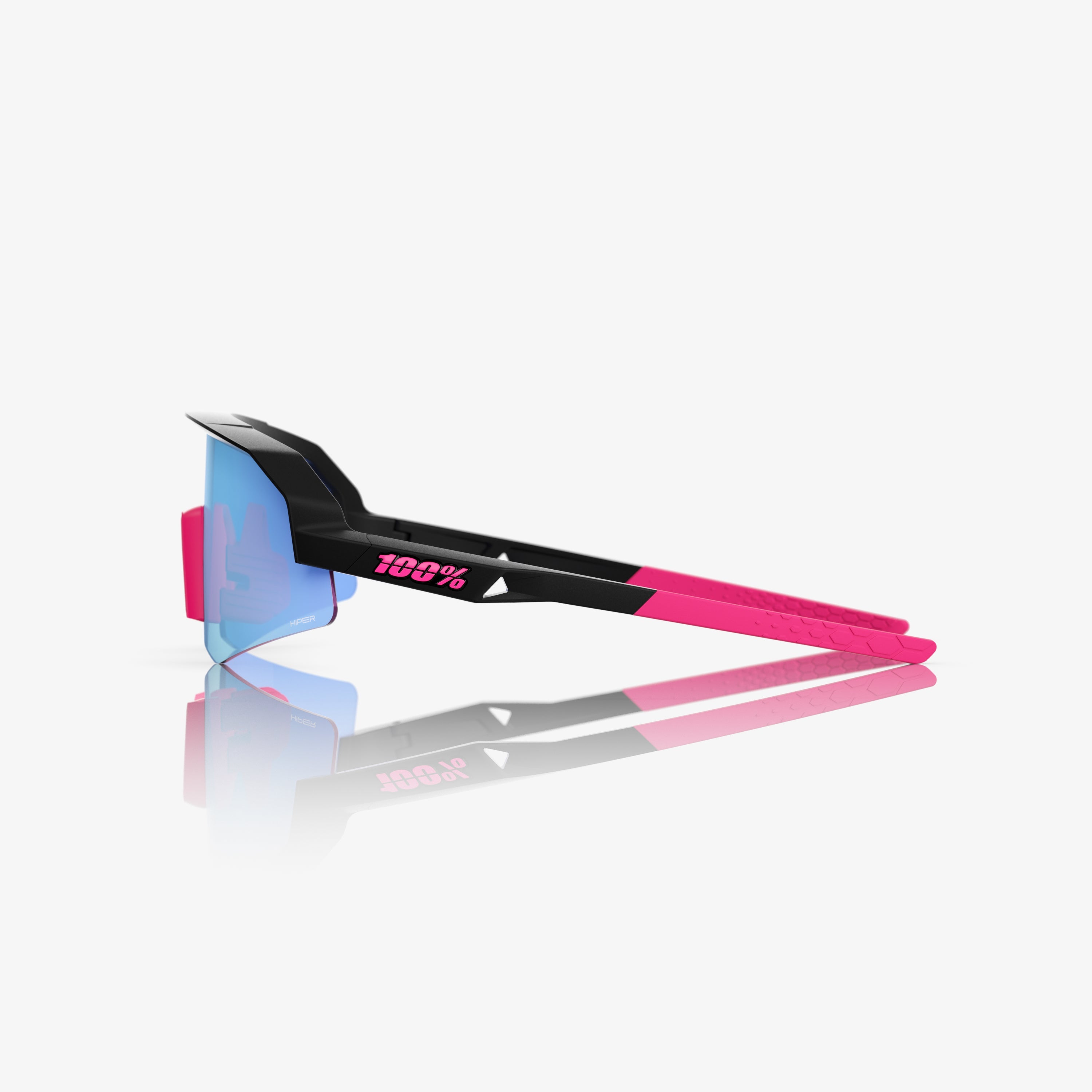 Lentes Slendale Youth Matte Black/Pink con Lente Espejada HiPER Blue