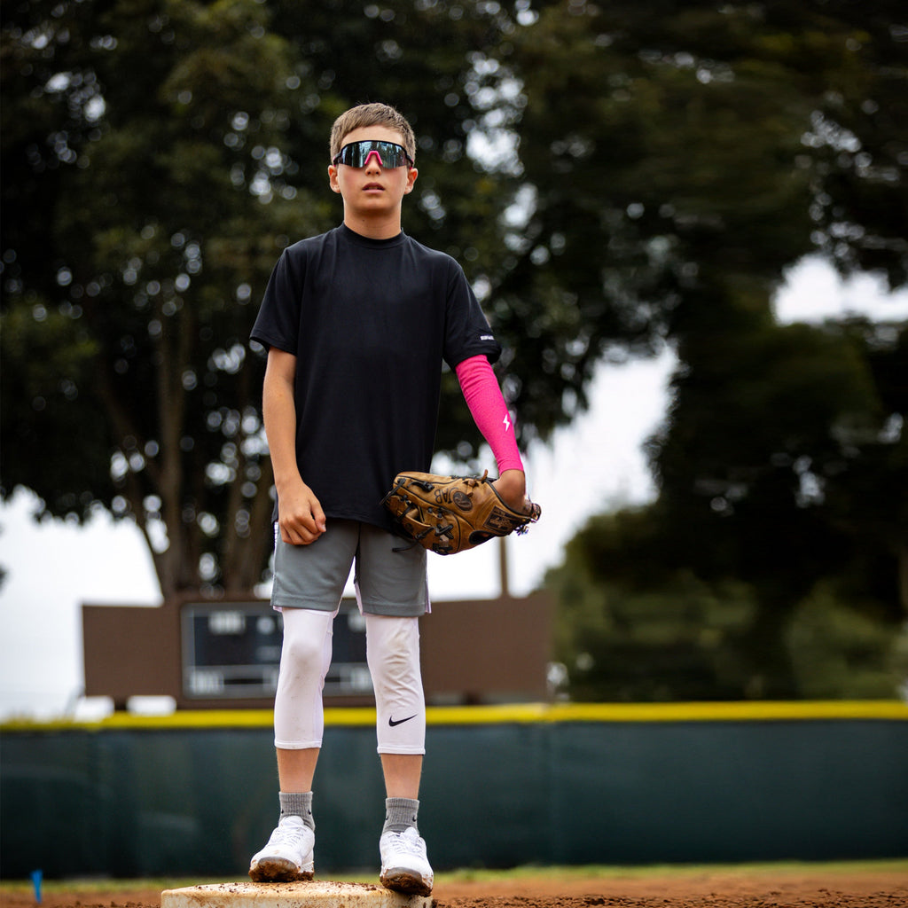Lentes Slendale Youth Matte Black/Pink con Lente Espejada HiPER Blue
