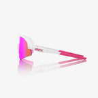 100% Slendale Youth Blanco Mate/Rosa con Lente Espejo HiPER Vital Rosa