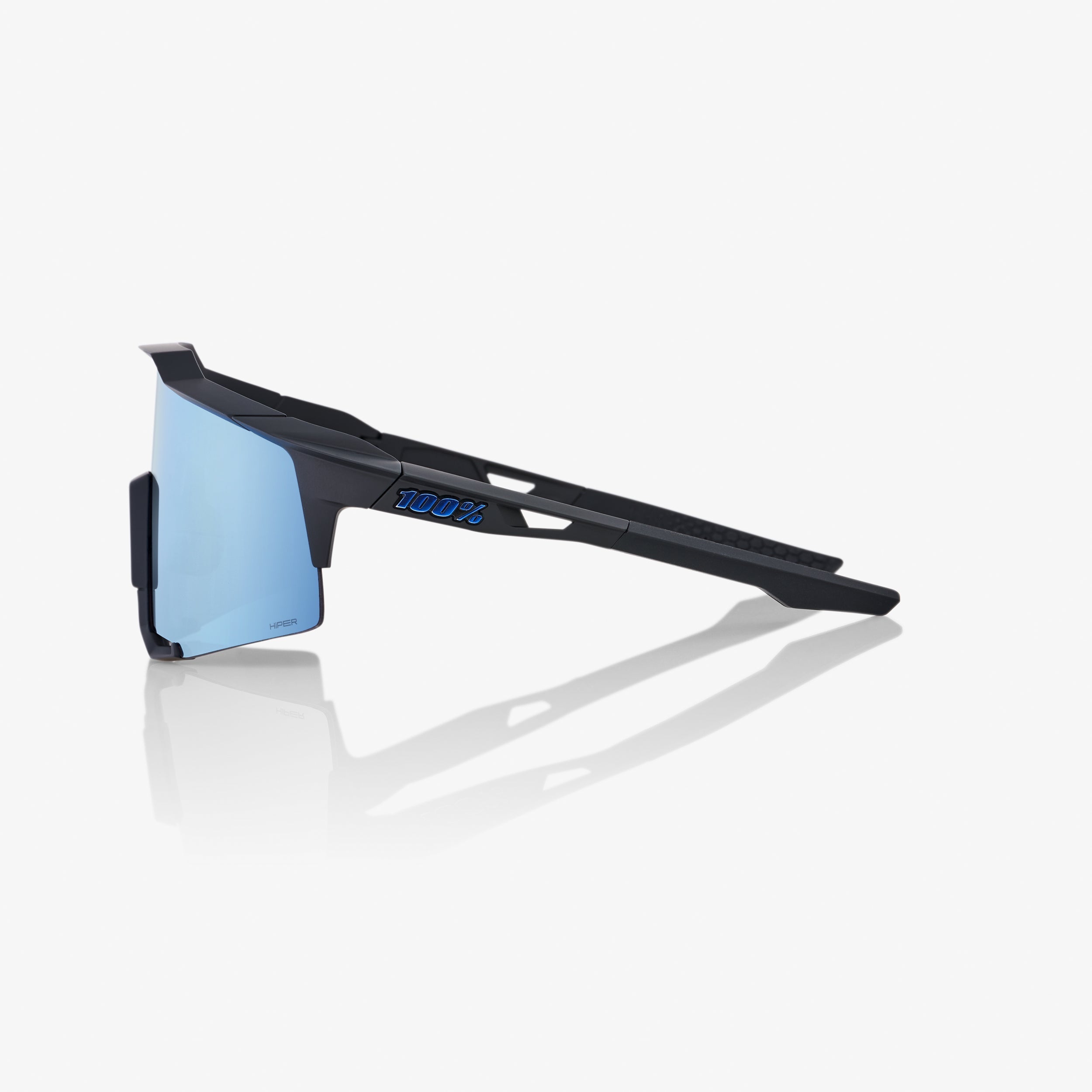SPEEDCRAFT® - Negro Mate - Lente Espejo Multicapa HiPER® Azul