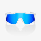 SPEEDCRAFT - Blanco Mate - Lente Espejo Multicapa HiPER Azul