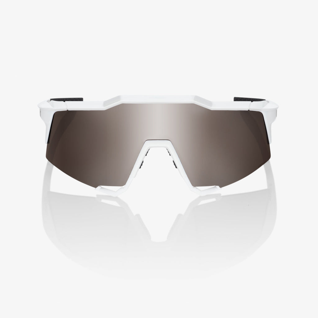 SPEEDCRAFT® - Blanco Mate - Lente Espejo Plateado HiPER®