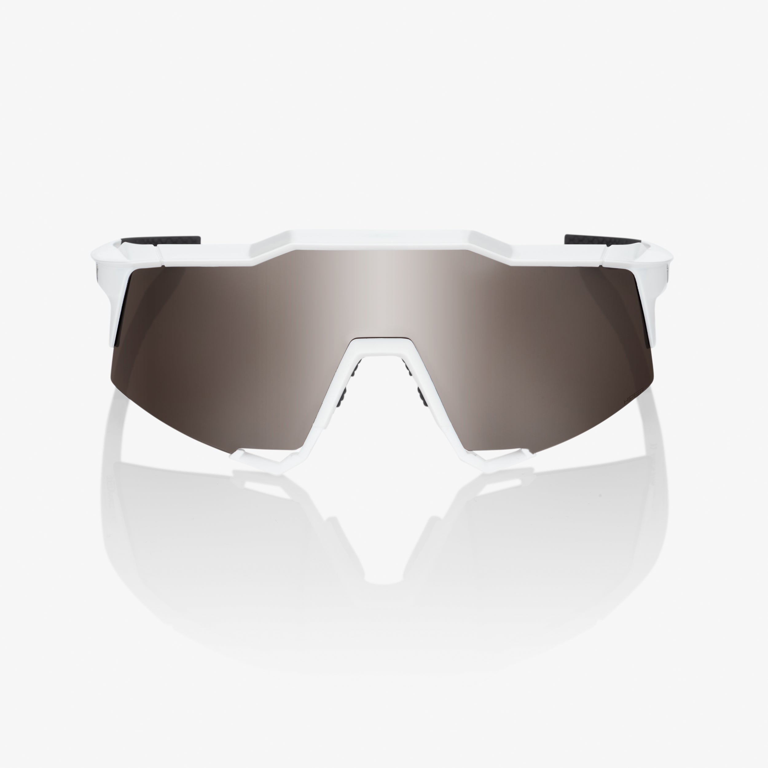 SPEEDCRAFT® - Blanco Mate - Lente Espejo Plateado HiPER®