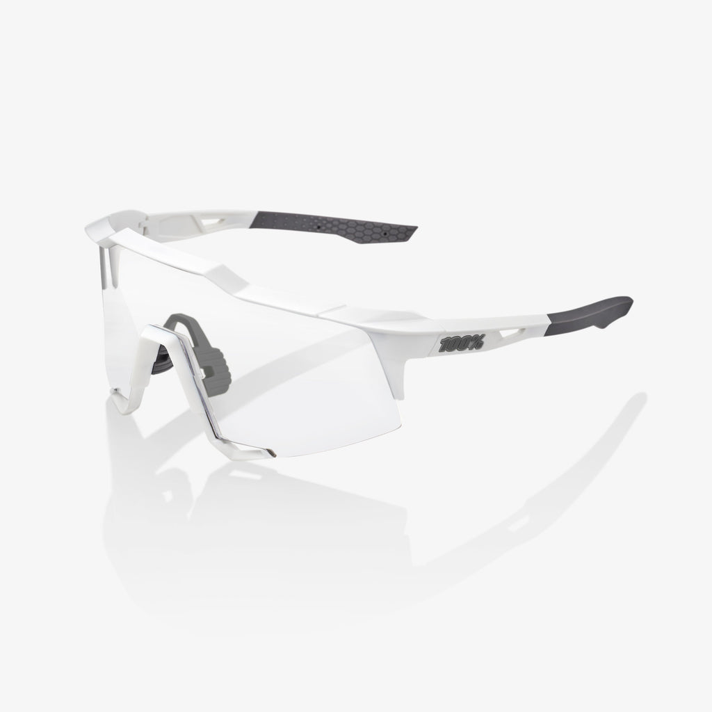 SPEEDCRAFT® - Blanco Mate - Lente Espejo Plateado HiPER®