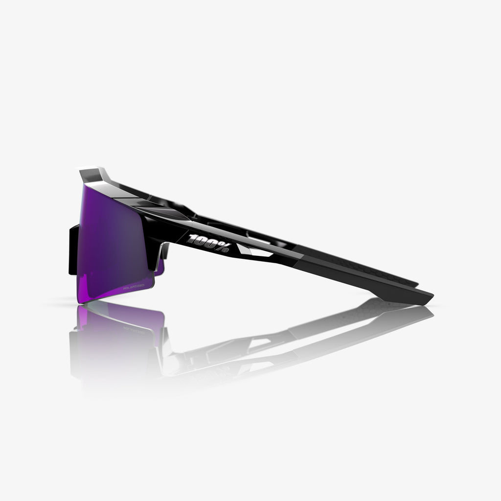 SPEEDCRAFT SL - Negro Brillante - HiPER Polarizado Espejo Lavanda
