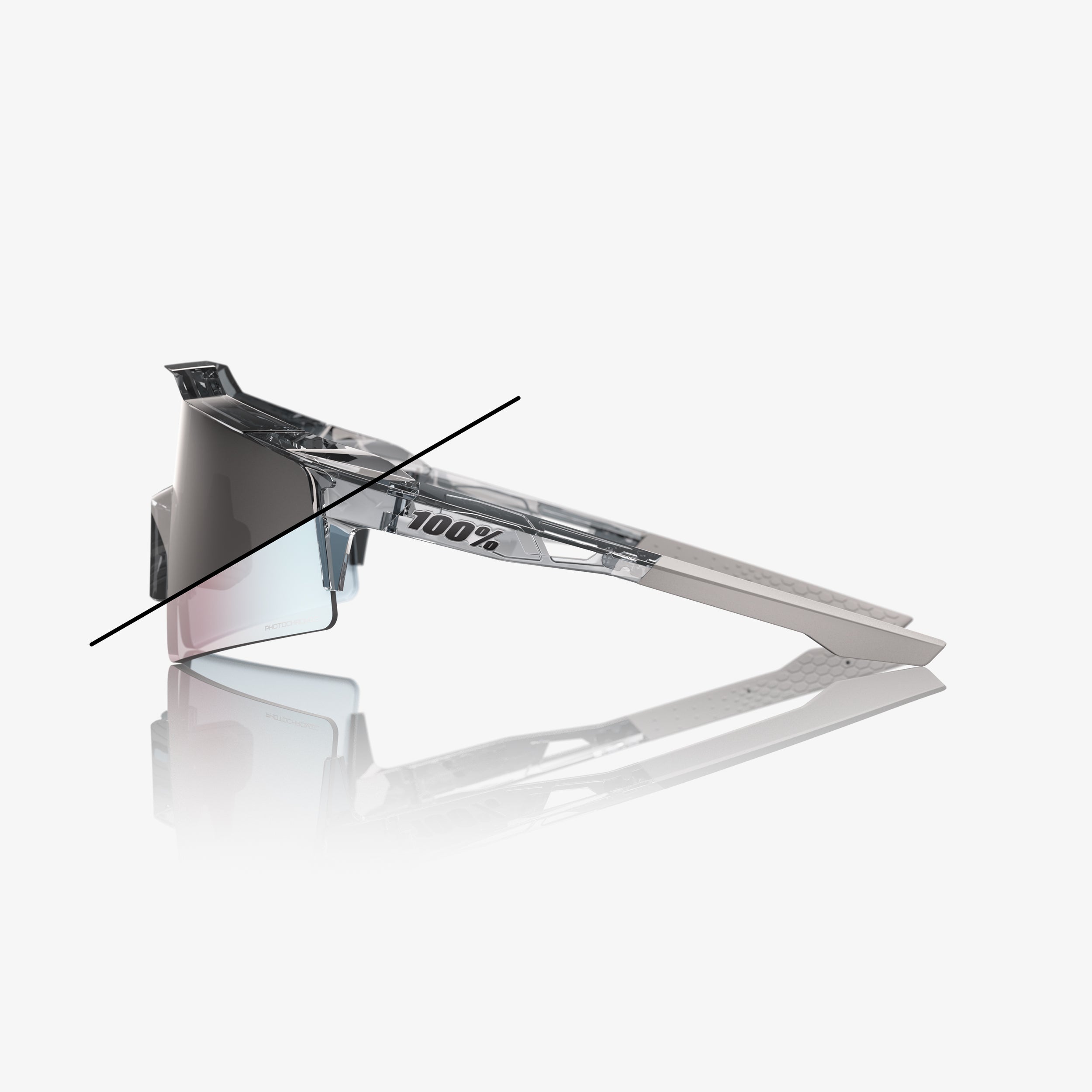 SPEEDCRAFT SL - Gris Translúcido Brillante - Fotocromático Espejado Oro Rosa