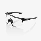 SPEEDCRAFT - Negro Mate Suave - Lente Espejo Multicapa HiPER Rojo