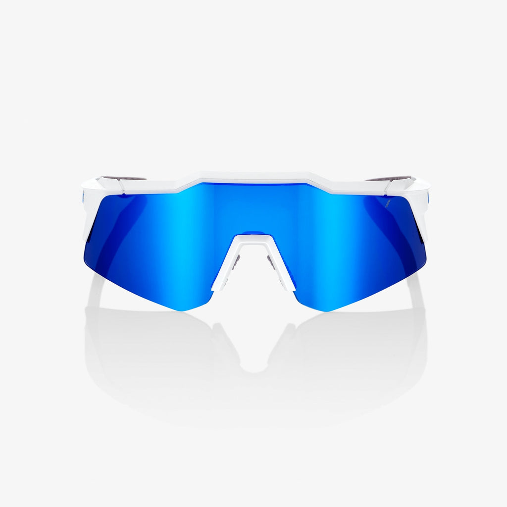 SPEEDCRAFT® XS - Blanco Mate - Lente Espejo Multicapa Azul