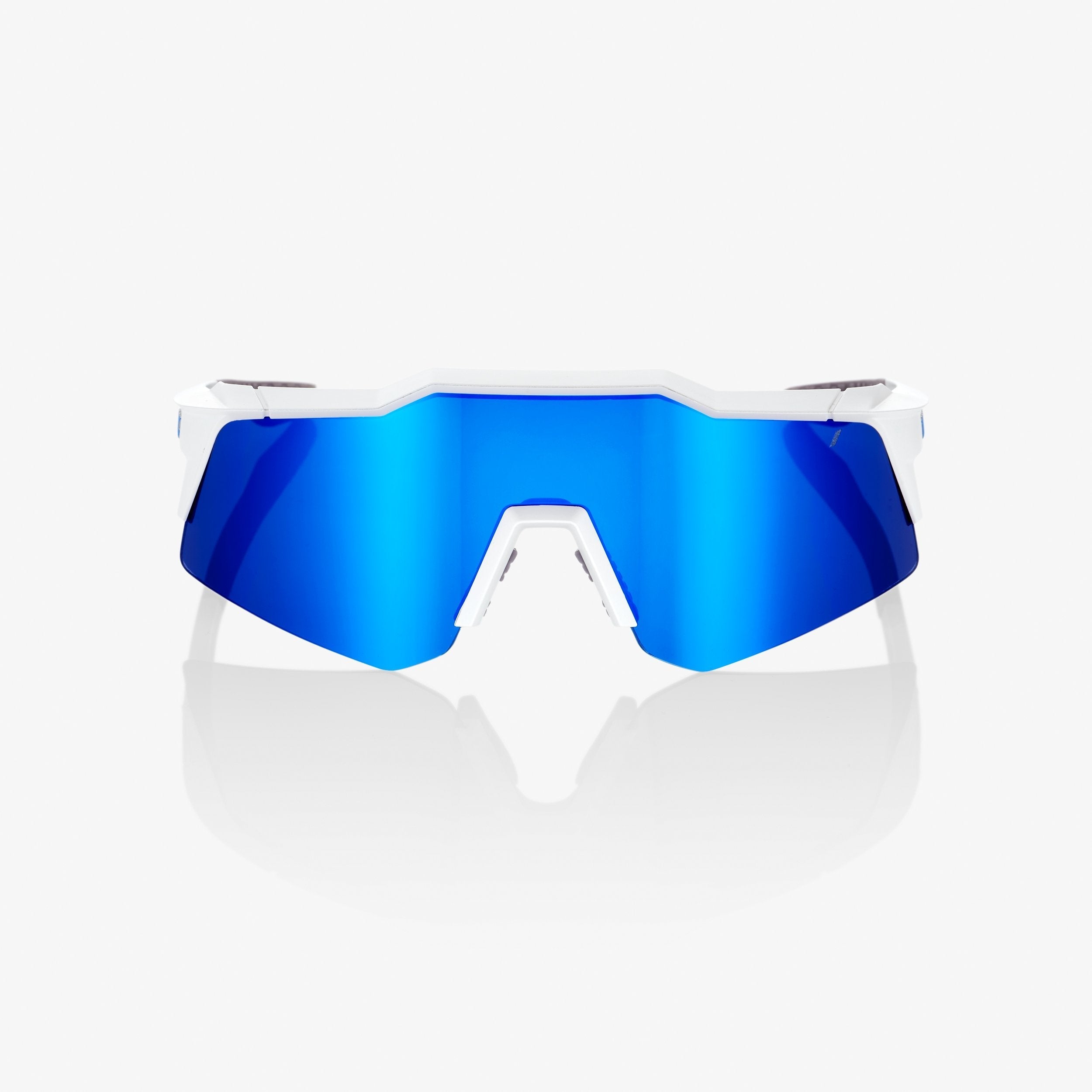 SPEEDCRAFT® XS - Blanco Mate - Lente Espejo Multicapa Azul