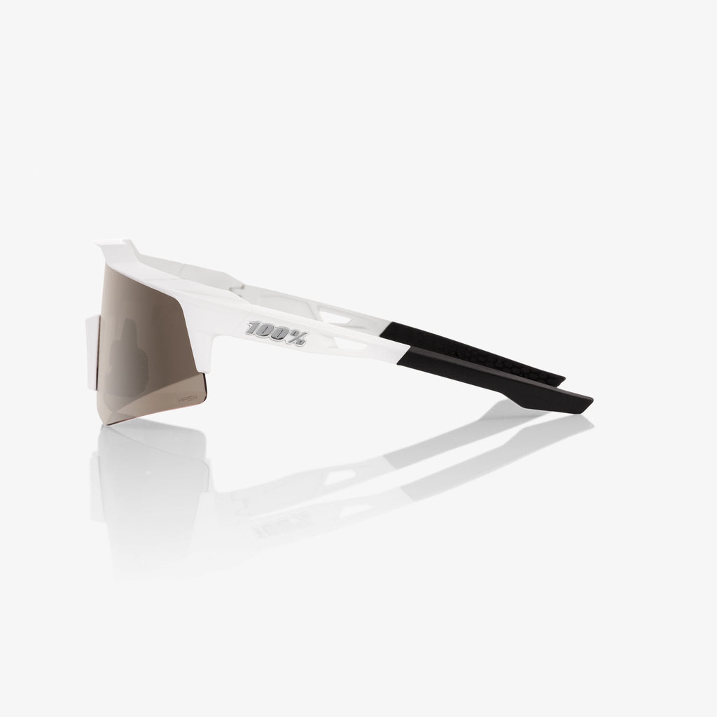 SPEEDCRAFT XS Lentes Blanco Mate con Lente Espejo Plateado HiPER