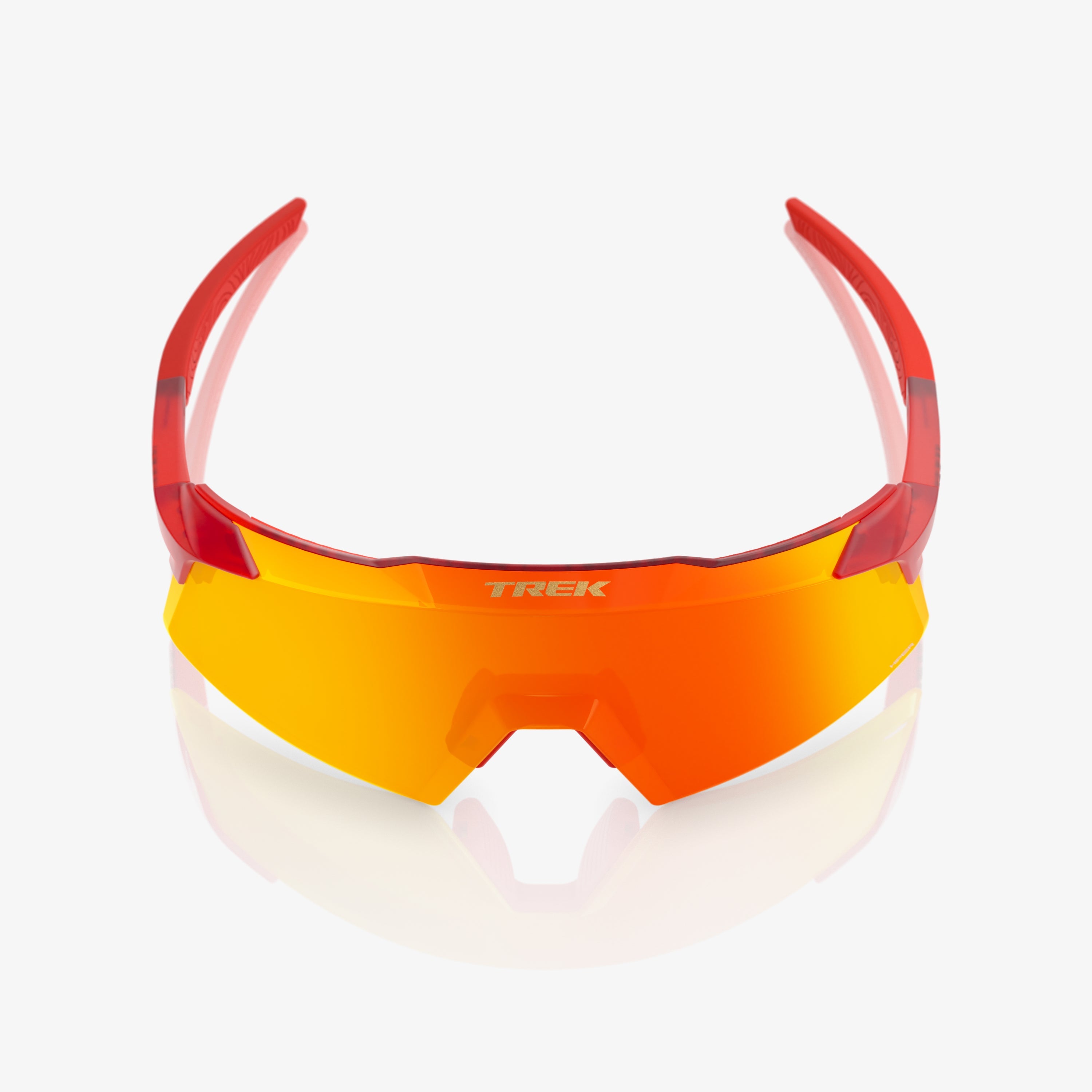 TREK TFR AEROCRAFT Rojo Mate Translúcido con Lente Espejo Rojo HiPER