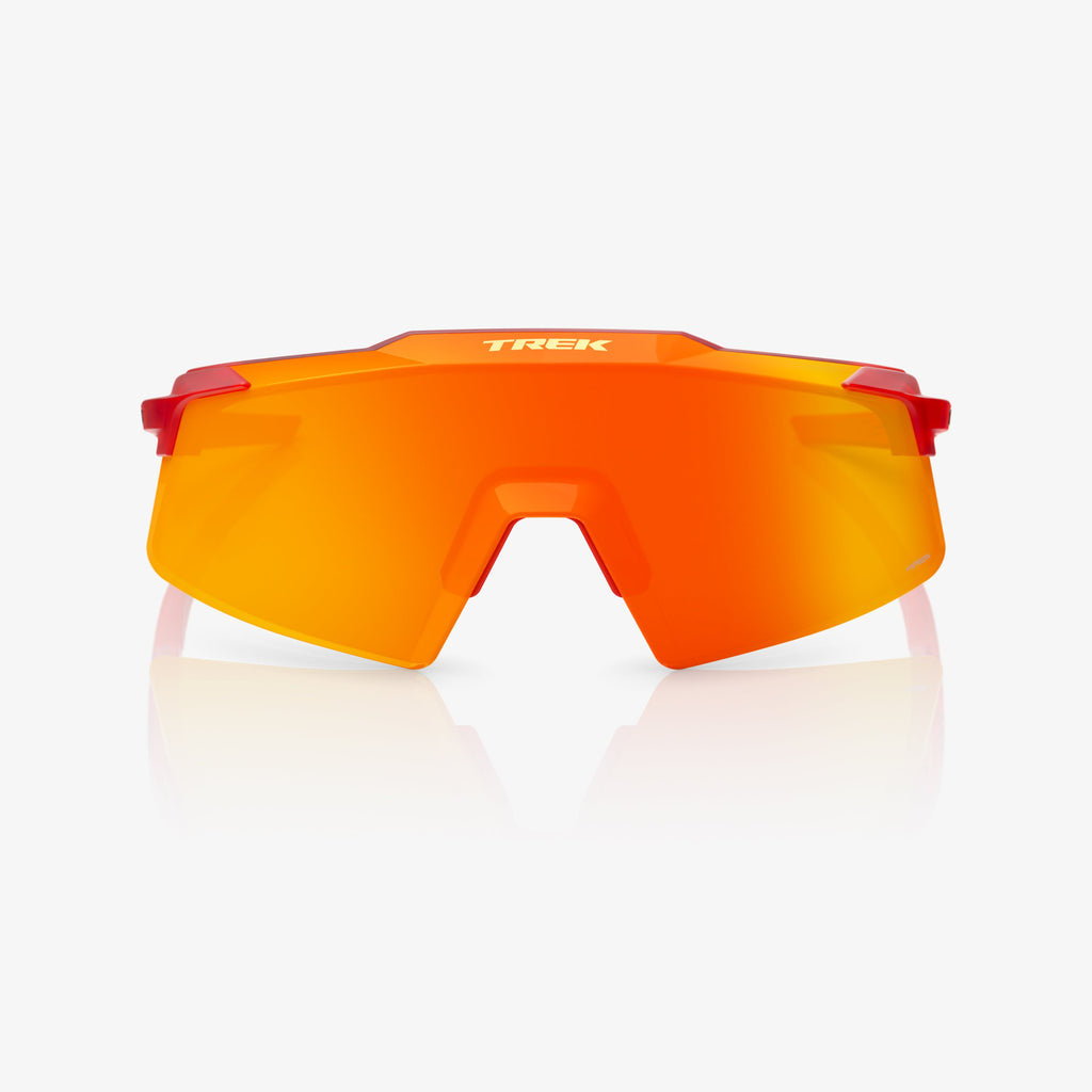 TREK TFR AEROCRAFT Rojo Mate Translúcido con Lente Espejo Rojo HiPER