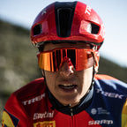 100% Speedcraft SL Trek TFR Lentes Rojo Translúcido Mate con Espejo HiPER Rojo